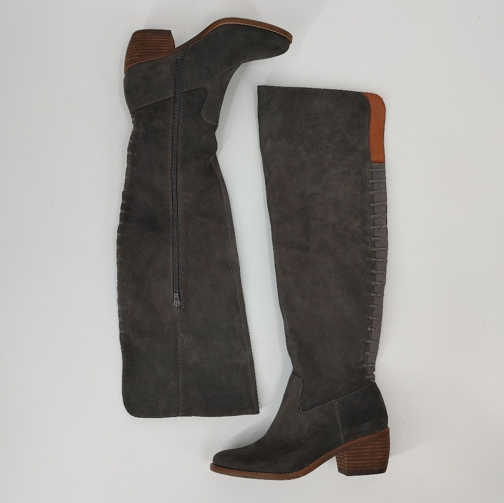 Lucky Brand Khlonn Over the Knee Leather Boots